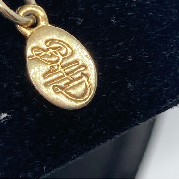 BHD Y-Drop Necklace 2 Chain Multilayer Gold Tone Faceted Teardrop Accent - Picture 7 of 7